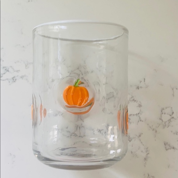 Anthropologie 🎃 Harvest Pumpkin Juice Glass. - Picture 6 of 15